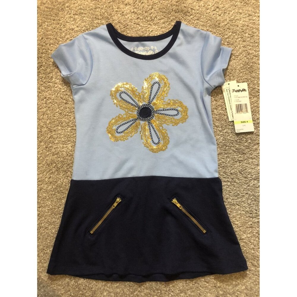 NWT Ponte Knit Appliqué Dress